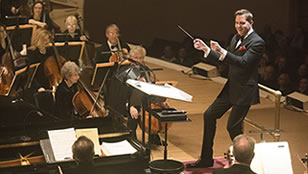 Conductor and orchestra